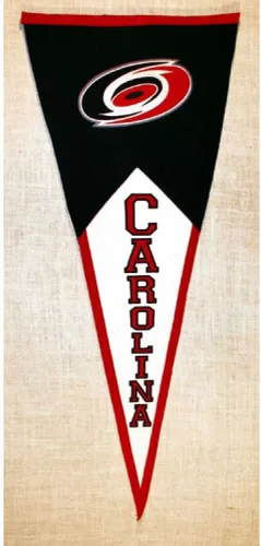 Vista 2 de Banderín clásico de Carolina Hurricanes NHL (17.5 x 40.5 pulgadas)