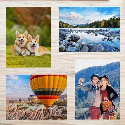 Vista 4 de 10 piezas de espacios en blanco de sublimación para fotos metálicas 6"X8" X0.45mm de aluminio, letrero de foto en metal en blanco para pared, marco