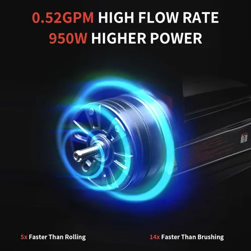 Vista 3 de AEROPRO Tools - Pulverizador de pintura sin aire, 950 W, 0.52 GPM, 3300 PSI, pulverizador sin aire de alta eficiencia con extensión de punta