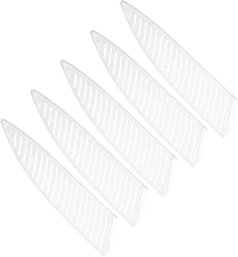 Vista 9 de PATIKIL Fundas de seguridad PP para cuchillo de chef de 8 pulgadas, paquete de 2 cuchillos, protector de filos, protector de cuchillas, funda