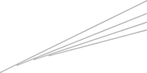 Vista 23 de Uxcell Tubo capilar de acero inoxidable 304, OD 0.4 mm x 0.1 mm de grosor de pared, 250 mm de longitud, tubo metálico para maquinaria industrial