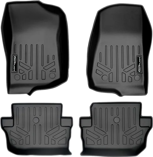 Vista 21 de MAXLINER Juego de alfombrillas de primera fila para Jeep Wrangler 1997-2006