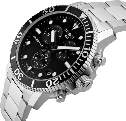 Vista 4 de Tissot Mens Seastar 6601000 Stainless Steel Casual Watch Grey