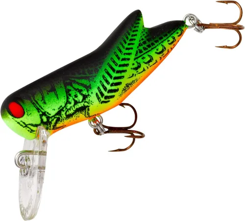 Vista 9 de Rebel Lures Señuelo de pesca Crickhopper Cricket/Salticidae Crankbait, 1 1/2 Pulgadas, 1/4 Onza Cricket café