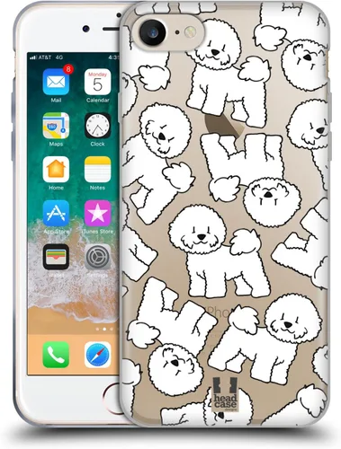 Vista 57 de Head Case Designs Airedale Terrier - Funda de gel suave con 4 patrones de razas de perro [protección de grado militar] compatible con Apple iPhone 7