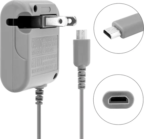 Vista 3 de Funturbo DS Lite Charger, DS Cargador Cable NDS Lite Adaptador de CA para Nintendo NDSL DS Lite Cable de Alimentación y Cable de Carga