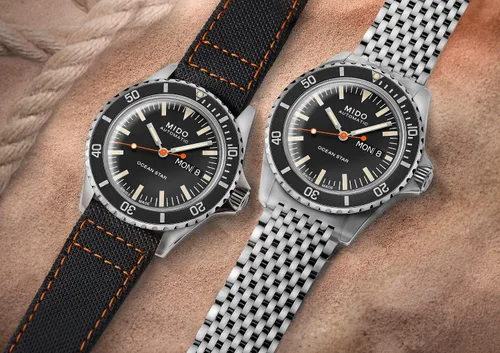 Vista 7 de MIDO Ocean Star Tribute - Swiss Automatic Watch for Men - 40.5mm Stainless Steel Case