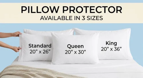 Vista 8 de YAMIL'S Home Essential Primium - Protector de almohada 100% impermeable con cremallera, tamaño estándar (juego de 2), blanco, a prueba de ácaros