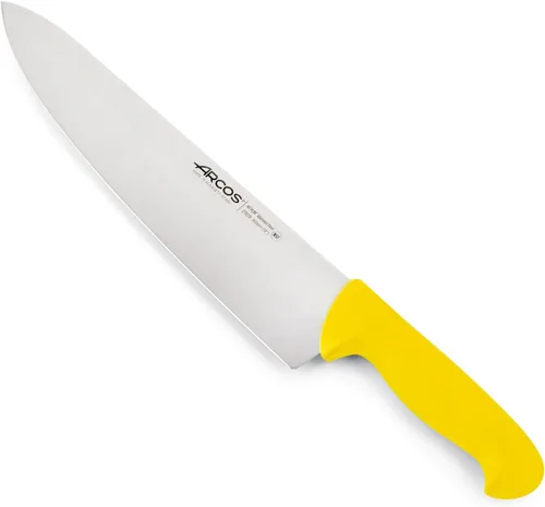 Vista 12 de Arcos Cuchillo de chef de acero inoxidable nitrum de 8 pulgadas y hoja de 7.874 in. Cuchillo de cocina profesional multiusos. Mango ergonómico