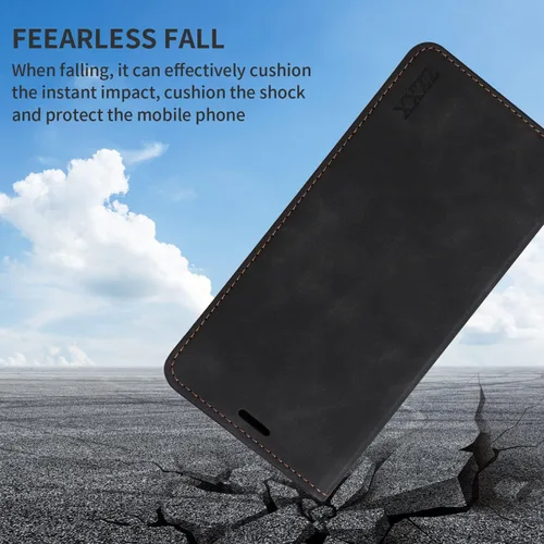 Vista 7 de ZZXX Funda tipo cartera para Google Pixel 7 Pro con bloqueo RFID, ranura para tarjetas, función atril, magnética, de piel suave, para Google Pixel 7