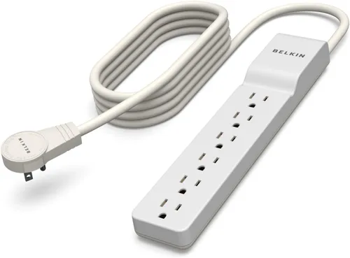Vista 10 de Belkin Protector de sobrecarga con cable de alimentación 6 salids (enchufe giratorio) 6 patas N/A rotating plug, wall tap, outlet extender, home