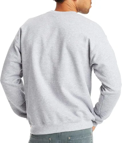 Vista 2 de Hanes Men's Sweatshirt, EcoSmart Fleece Crewneck Sweatshirt, Big & Tall Available, 1 or 2-Pack
