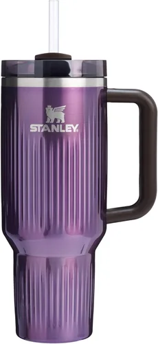 Vista 9 de STANLEY Quencher H2.0 Vaso Térmico con asa y pajilla, 64 onzas, tapa Flowstate de 3 posiciones, gran capacidad para viajes y deportes, vaso de acero