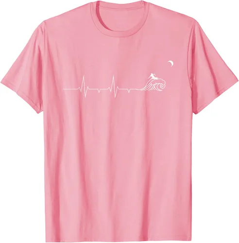 Vista 24 de Heartbeat EKG Pulse Kitesurf Kitesurf - Camiseta de kitesurf, Negro, S