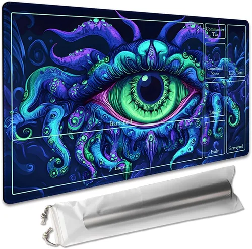 Vista 19 de Juego de mesa MTG de 14 x 24 pulgadas, compatible con OCG CCG RPG TCG Playmats (Call of Death)