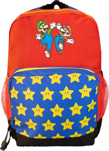 Vista 2 de SUPER MARIO BROS - Mochila para niños, color rojo