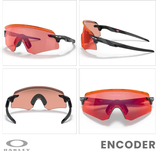 Vista 26 de Oakley Encoder OO9471 - Gafas de sol rectangulares para hombre, correa y kit de cuidado iWear de diseñador