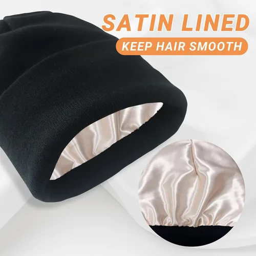 Vista 3 de NPQQUAN Beanie for Men Women Winter Hats for Mens Beanie Cuffed Knit Beanies Skull Cap