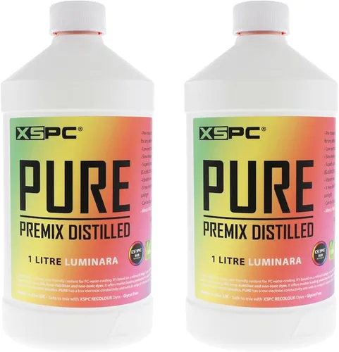 Vista 9 de XSPC Pure Premix - Refrigerante destilado para PC, 1 litro, transparente, paquete de 2