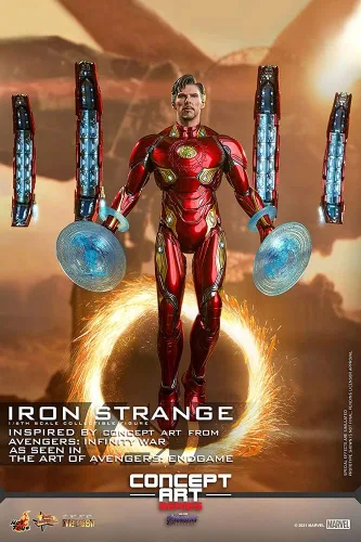 Vista 2 de Hot Toys 1:6 Iron Strange - El arte de los Vengadores: Endgame