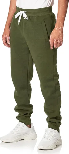 Vista 44 de Southpole, 1570 - Pantalones deportivos básicos tipo jogger de forro polar para hombre Negro