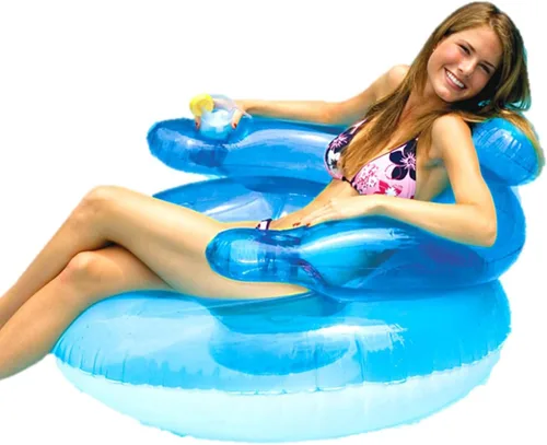 Vista 16 de Swimline Pool Ring – Inflatable Lounge Float with Fun Design for Adults & Teens – Durable Vinyl Ring for Pool, Lake, or Beach – Easy to Inflate and