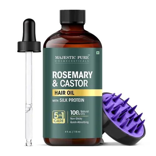 Vista 12 de Majestic Pure Aceite 100% Puro de Lavanda con Vitamina E para Cuidado del Cabello, Fórmula Fortalecedora, Nutritiva y Voluminizadora con Vitamina E