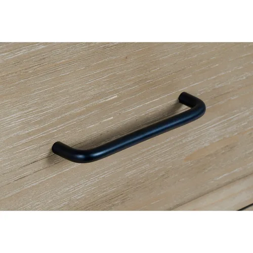 Vista 5 de Aparador DKD Home Decor Negro Natural Metal Madera MDF 120 x 40 x 64 cm