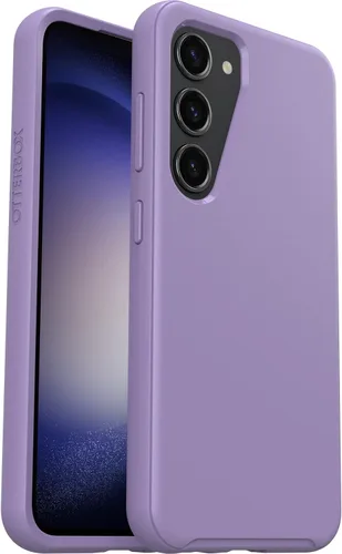 Vista 6 de OtterBox Funda Galaxy S23 Symmetry Series - You Lilac IT (púrpura), ultra Funda ultradelgada, compatible con carga inalámbrica, ultradelgada