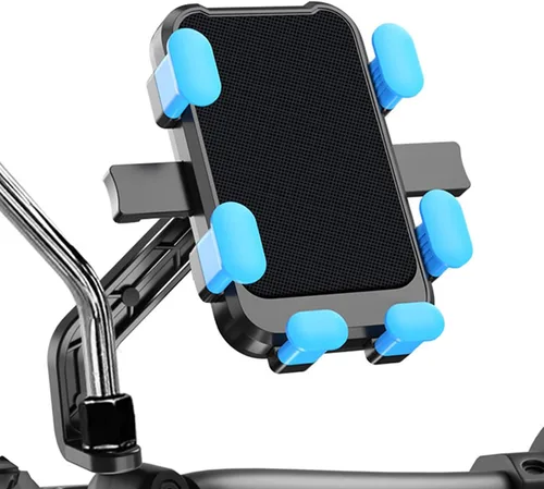 Vista 10 de Motorcycle Phone Mount for Suzuki GSX1300R Hayabusa GSX1300, Bike Phone Holder Motorcycle Cell Phone Holder, Quick Install Anti-Shake Motorcycle