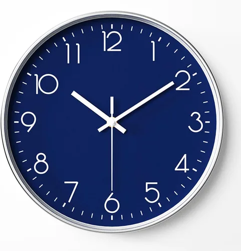 Vista 9 de Modern Wall Clock for Living Room Decor, 14 Inch Large Wall Clock Silent Battery Operated, Classic Round Analog Clock for Bedroom, Kitchen, Office