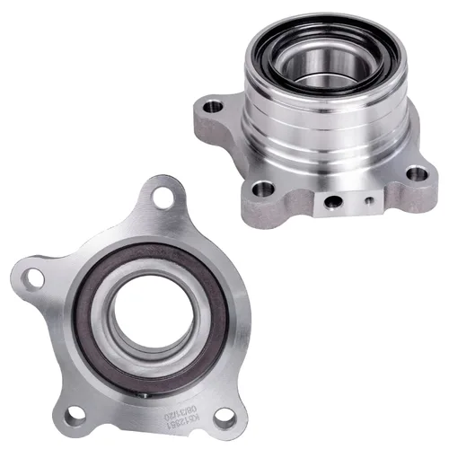 Vista 86 de Detroit Axle - 2.2L Bujes de rodamiento de rueda delanteros de 2 piezas para Honda Accord 90-97, 97 Acura CL, 2 rodamientos de ruedas y conjunto