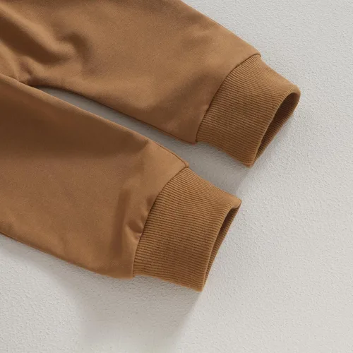 Vista 5 de Conjunto de 2 piezas de sudadera con diseño de árbol de Navidad para niño y niña, ropa de otoño e invierno