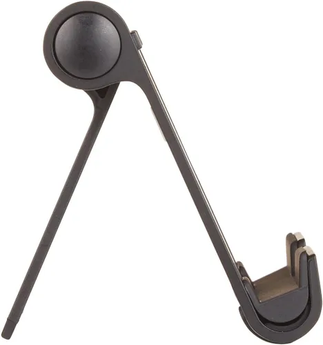 Vista 3 de Amazon Basics - Soporte portátil multiángulo para iPad, tableta, lector electrónico y teléfonos, color negro