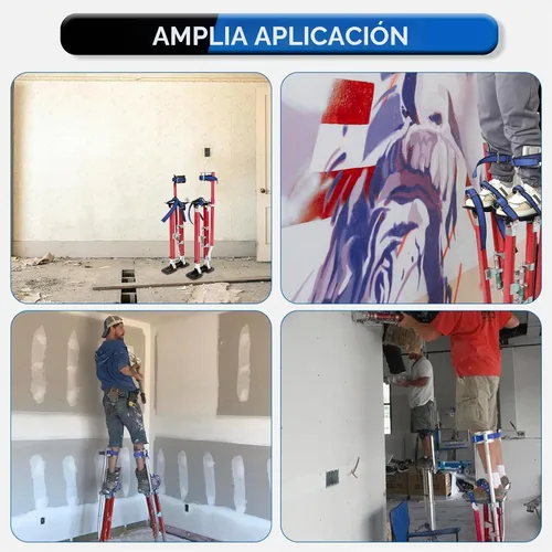 Vista 6 de Zancos de pintura de cinta ajustable para paneles de yeso de grado