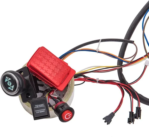 Vista 4 de Kit de cables y interruptores modificados para niños de 12 voltios, con control remoto Bluetooth de 2.4 G y receptor, para niños, accesorios