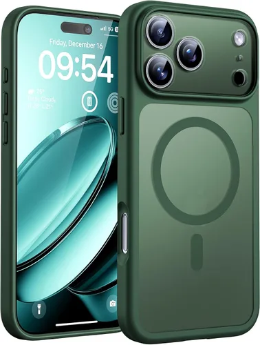 Vista 143 de TOCOL Funda para iPhone 11, compatible con Magsafe, protección completa de cámara, imanes integrados, protección contra caídas, funda translúcida