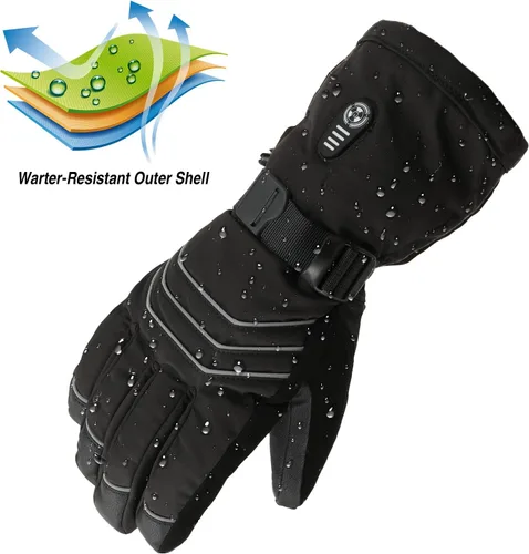 Vista 4 de Yidomto Heated Gloves for Men Women - 7.4V 23.68 WH Battery Rechargeable Heating Ski Gloves, Electric Gloves for Winter Outdoor Work Skiing Hiking
