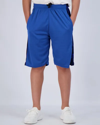 Vista 2 de Real Essentials - Paquete de 5 pantalones cortos de baloncesto para niños, con malla y bolsillos