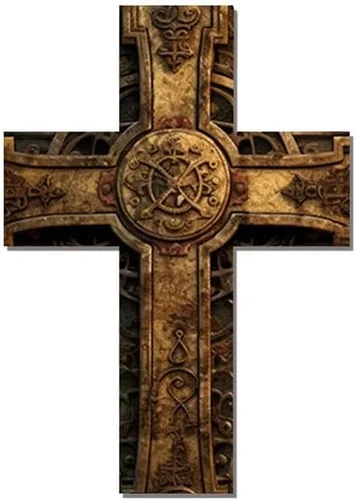 Vista 8 de Imahoocool Decoración de pared de cruz de fe cristiana, Crucifijo de Jesús Dios, Cruz de madera, letrero de pared cristianismo fe colgante de madera