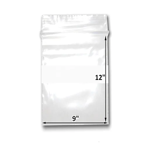 Vista 19 de 200 bolsas de plástico transparente de 6 x 9 pulgadas, bolsas de polietileno con cierre resellable de 2 mil con cierre resellable Claro