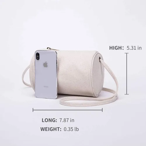 Vista 2 de Bolso casual de la forma del cilindro de la mujer simplemente nuevo bolso de hombro popular negro