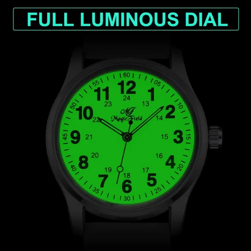 Vista 5 de ManChDa Nurse Watch Nursing Watch Medical Analog Watches for Women Waterproof Watch with Second Hand Easy to Read Watch Military Time Watch Luminous