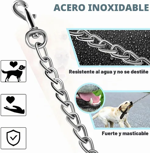 Vista 2 de MOZETO Clip de seguridad para collar de perro, respaldo de arnés de collar