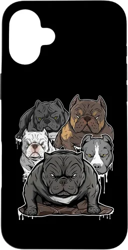 Vista 23 de Pitbull shirt, Pitbull terrier, Bully, American bullies dog Case for iPhone 16