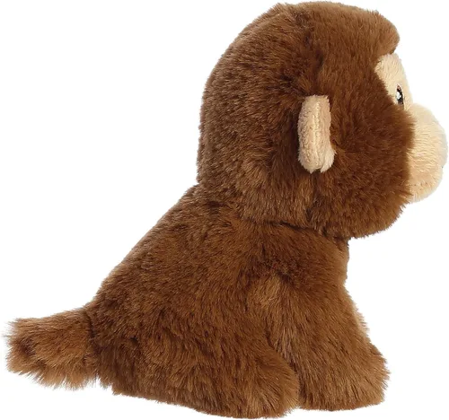 Vista 3 de Aurora® Mini mono de peluche Eco Nation™ hecho de forma responsable, ideal para aventuras de juego, perfecto para cumpleaños o simplemente porque