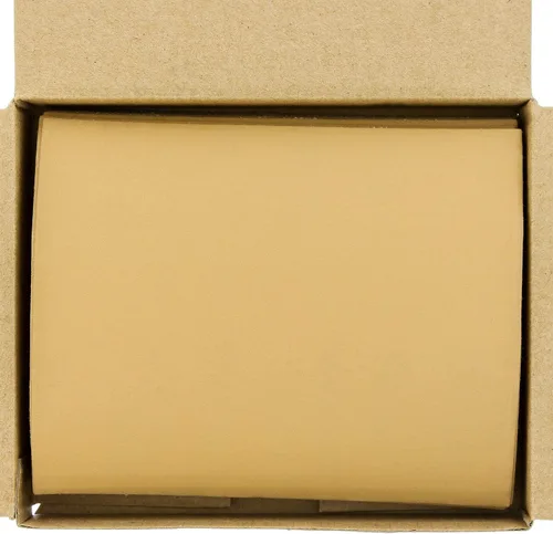 Vista 2 de Dura-Gold Hojas de papel de lija dorado de 1/4 de hoja de alta calidad, grano 800 (caja de 25) – 4.5 x 5.5 pulgadas tamaño gancho y bucle trasero
