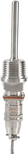 Vista 7 de PT100 Termopar Sensor de Temperatura Sonda 1/2" Conector de rosca NPT con 3 cables Cable de 2M, -58~572°F (-50~572.0 °F)