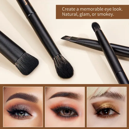 Vista 5 de Jessup Pinceles de maquillaje T336 con cepillo de ojos profesional Set T341