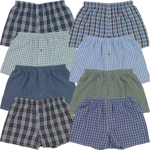 Vista 4 de ToBeInStyle Calzoncillos bóxer clásicos multicolor para hombre en paquete de 3 o 6
